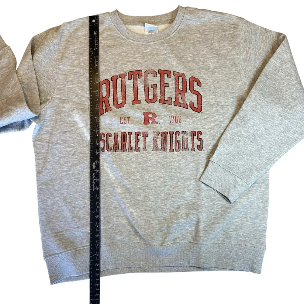 Champion Rutgers‎ Scarlet Knights Grey Crewneck XXL New